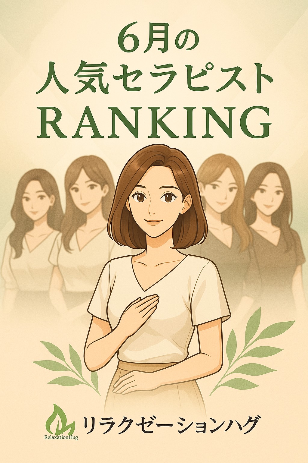 【明日公開】6月の人気セラピストランキング発表｜堺東メンズエステ Relaxation Hug